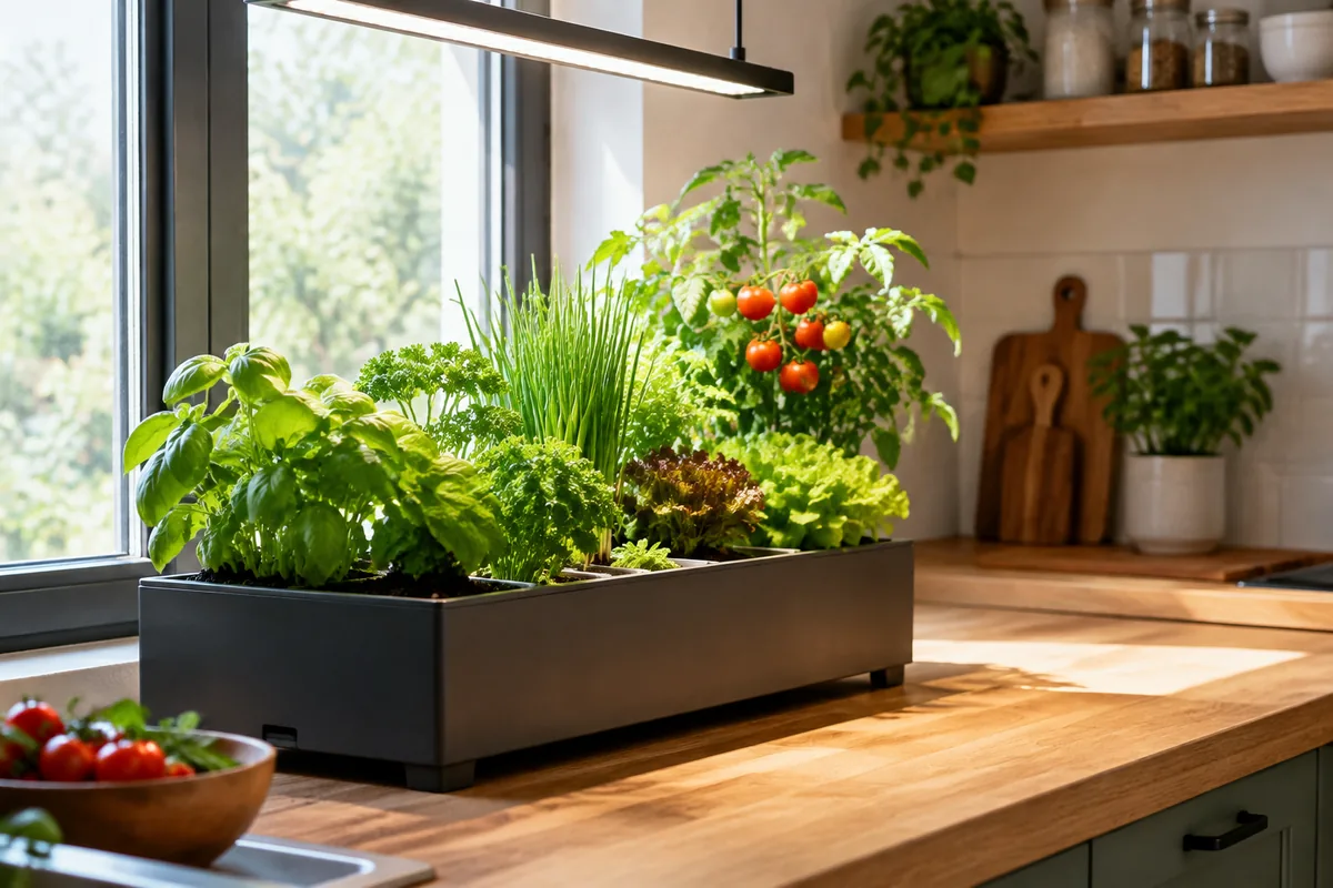 Combien de lumière faut-il pour un potager dans une cuisine