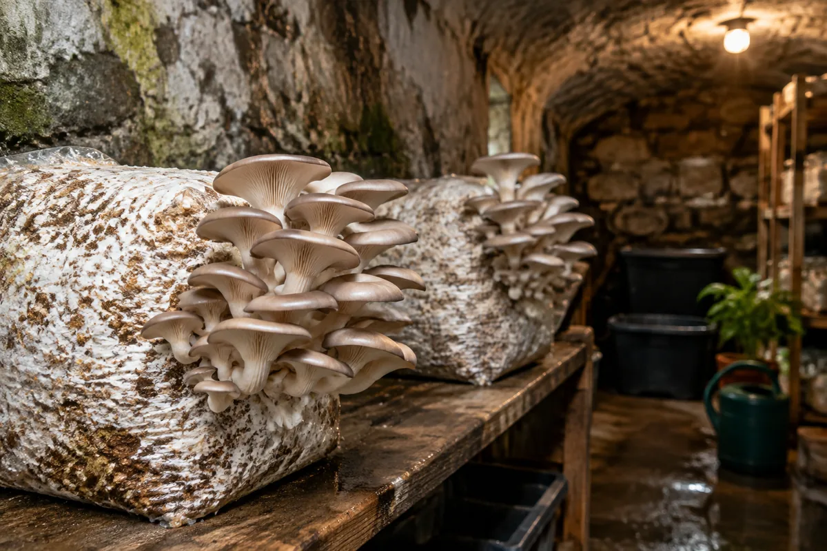 Comment faire pousser des champignons dans une cave humide