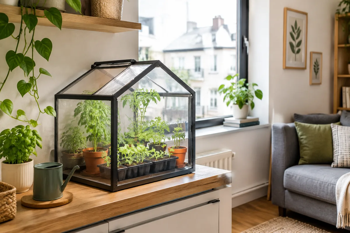 Où installer une mini-serre dans un petit logement