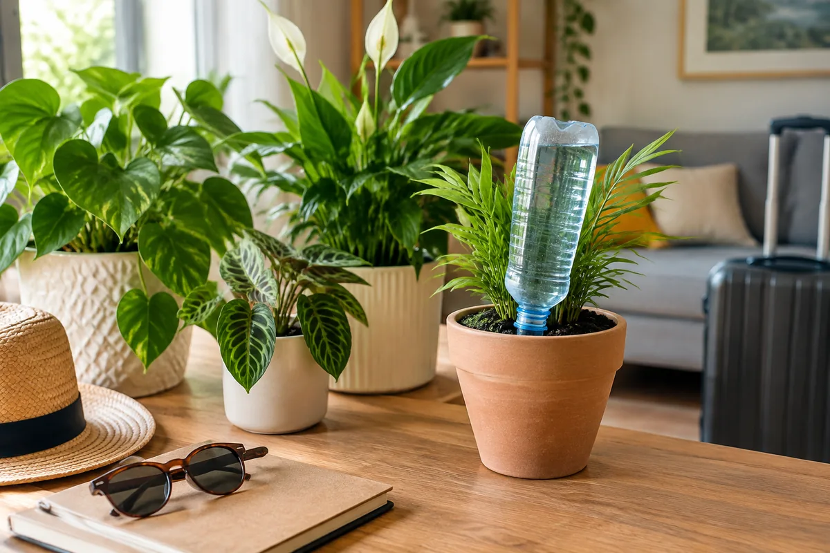 Comment arroser des plantes d’intérieur pendant les vacances